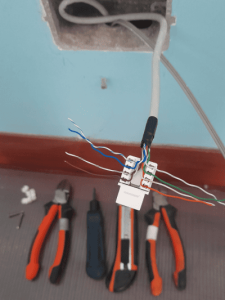 Instalación Del Cableado De Red, Como Conectar Cable De Red Para Internet, Colores Como Conectar Cable De Red Para Internet, Armado De Cable De Red RJ45, Instalación De Cableado Estructurado,